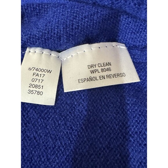 Charter Club NWT 100% Cashmere Sweater Cobalt Blue Size 2X - Picture 6 of 6